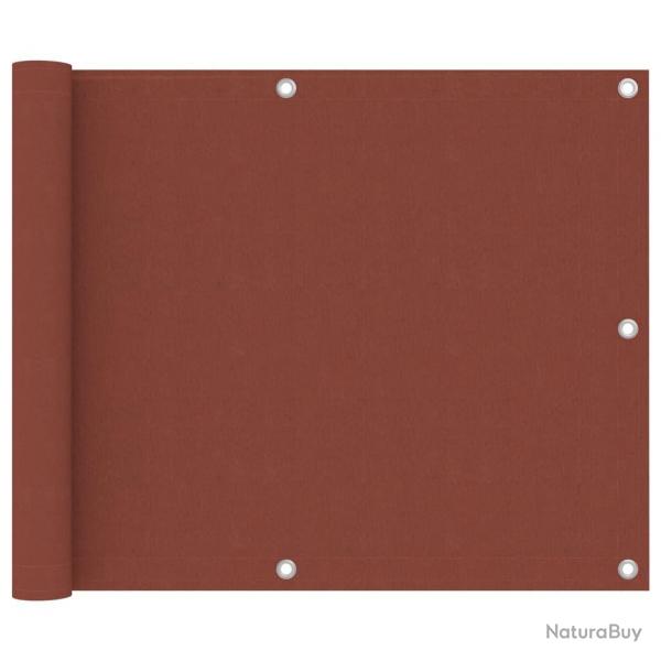 cran de balcon Terre cuite 75x500 cm Tissu Oxford alsavelo