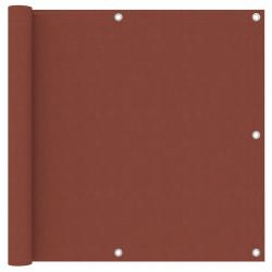 Écran de balcon Terre cuite 90x300 cm Tissu Oxford alsavelo