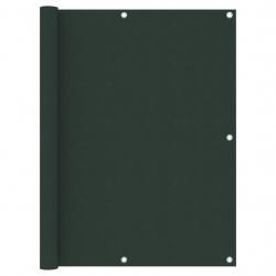 Écran de balcon Vert foncé 120x400 cm Tissu Oxford alsavelo