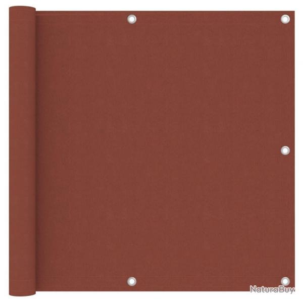 cran de balcon Terre cuite 90x500 cm Tissu Oxford alsavelo