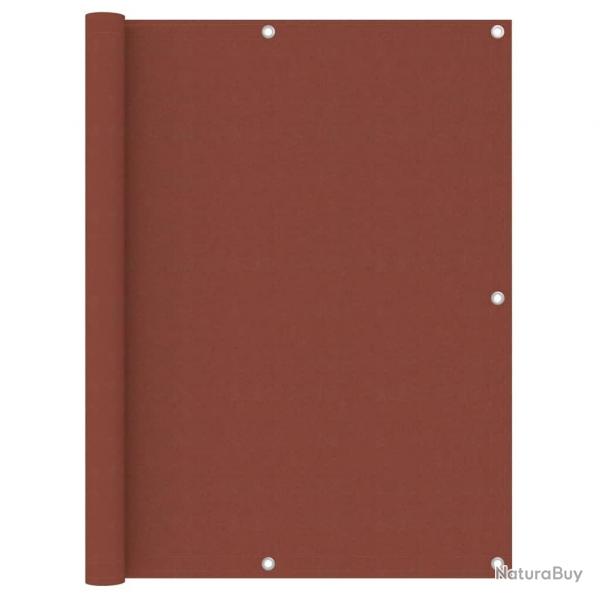 cran de balcon Terre cuite 120x500 cm Tissu Oxford alsavelo