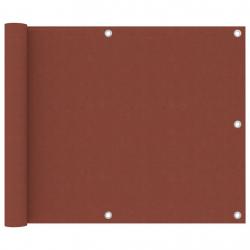 Écran de balcon Terre cuite 75x300 cm Tissu Oxford alsavelo