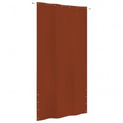 Écran de balcon Terre cuite 140x240 cm Tissu Oxford alsavelo