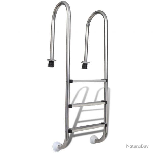 chelle de piscine  3 chelons Acier inoxydable 304 120 cm alsavelo