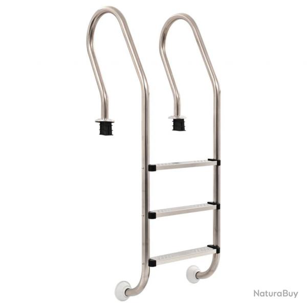chelle de piscine  3 chelons Acier inoxydable 304 120 cm alsavelo