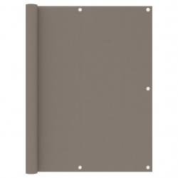 Écran de balcon Taupe 120x600 cm Tissu Oxford alsavelo