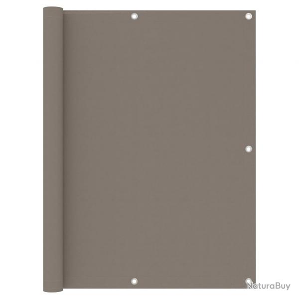 cran de balcon Taupe 120x600 cm Tissu Oxford alsavelo