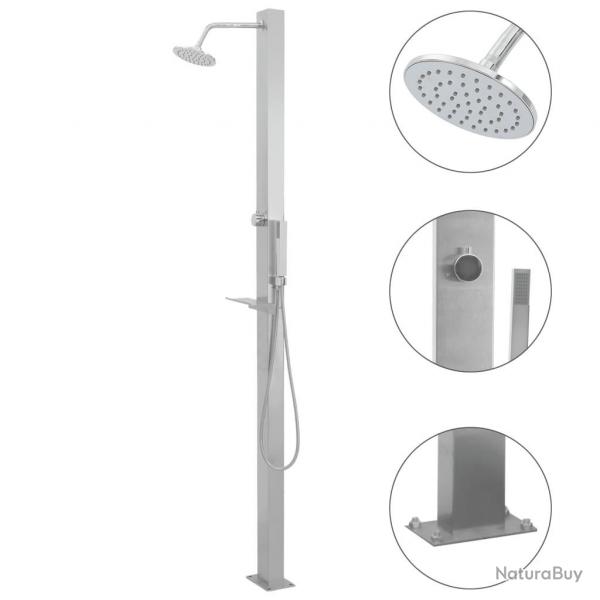 Douche d'extrieur Acier inoxydable Droit alsavelo