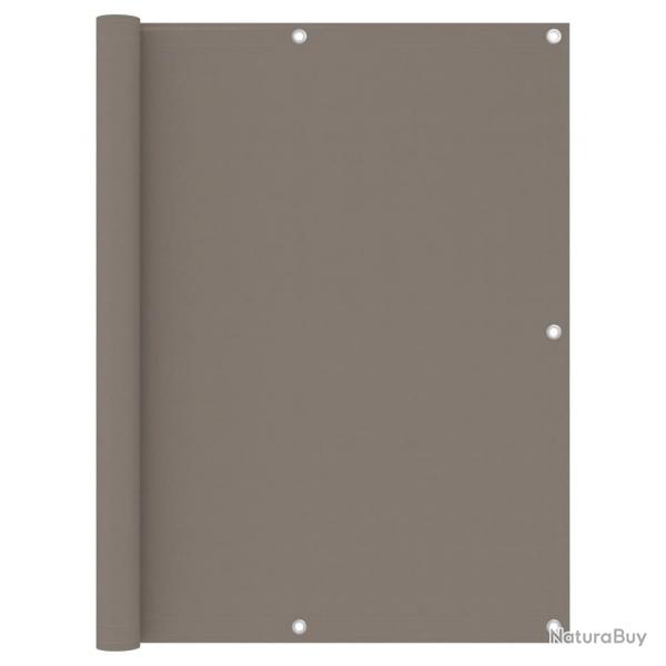 cran de balcon Taupe 120x400 cm Tissu Oxford alsavelo
