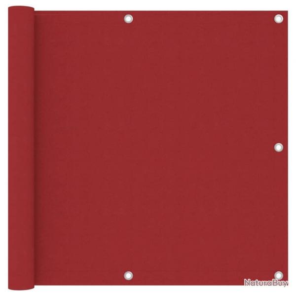 cran de balcon Rouge 90x500 cm Tissu Oxford alsavelo