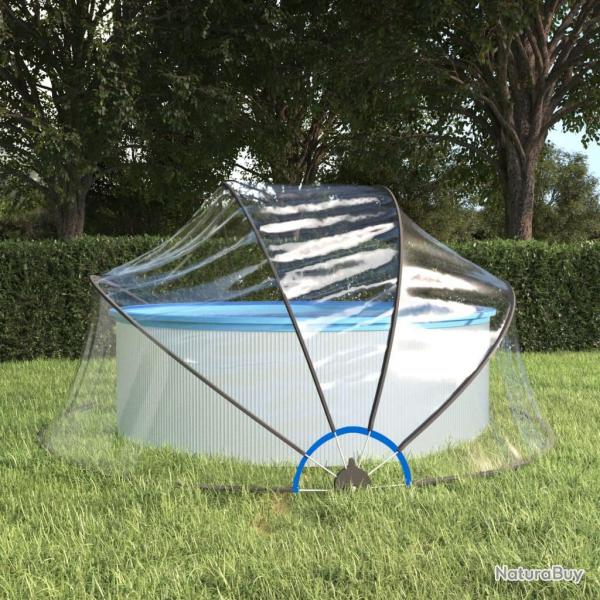 Dme de piscine rond 315x158 cm PVC alsavelo