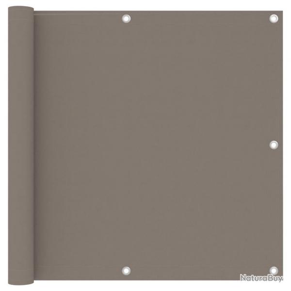 cran de balcon Taupe 90x600 cm Tissu Oxford alsavelo