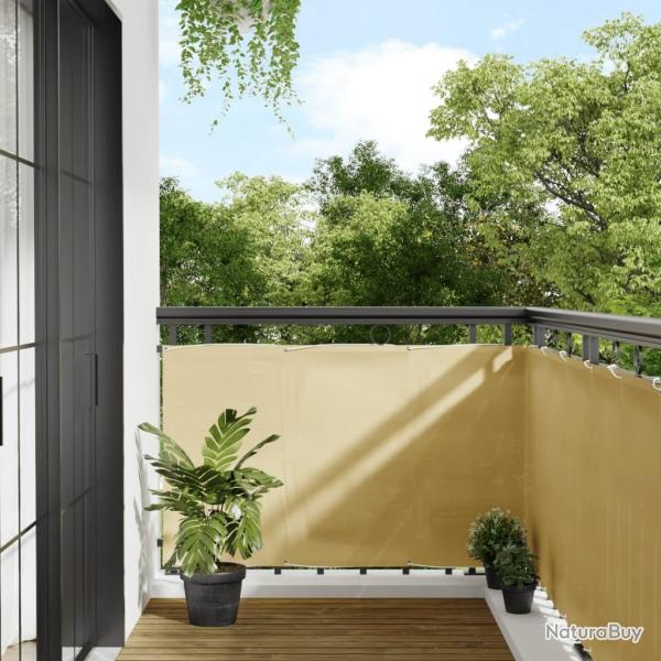 cran de balcon sable 90x400 cm 100% polyester oxford alsavelo