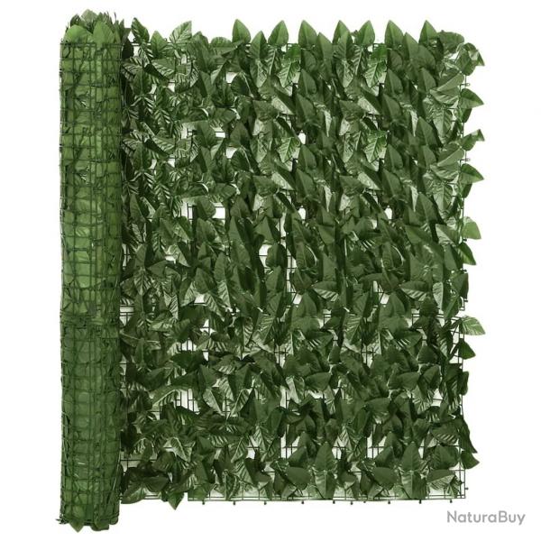 cran de balcon avec feuilles vert fonc 600x100 cm alsavelo