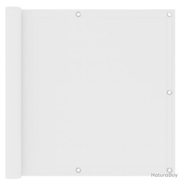 cran de balcon Blanc 90x500 cm Tissu Oxford alsavelo