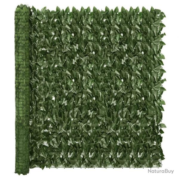 cran de balcon avec feuilles vert fonc 600x150 cm alsavelo