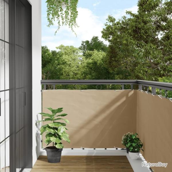 cran de balcon Beige 90x300 cm Tissu Oxford alsavelo