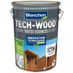 Lasure Blanchon Tech-Wood 5L chêne clair pour toutes essences de bois