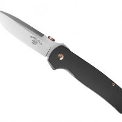 COUTEAU FOX ORIGINAL GANSTER MICARTA NOIR