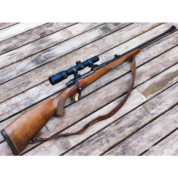 Carabine Humbert Safari type mauser 98 Cal.300 Win Mag + Schmidt & Bender 1.25-4 x 20 sur pivot EAW