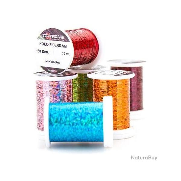 FIL HOLO FIBERS SM 30M Holo red - 4