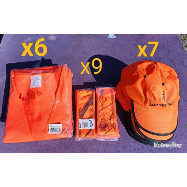 Lot vtements fluo