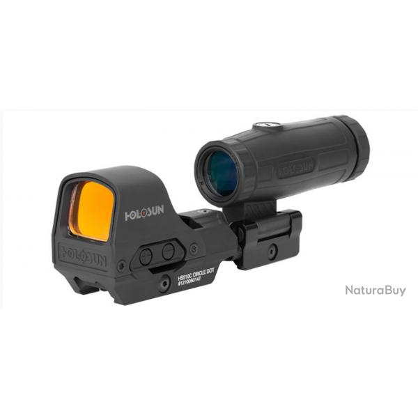 Holosun Pack Reflex 510C + Magnifier HM3X