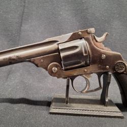 Revolver belge topbreak type Smith & Wesson, Cal. .450 - 1 sans prix de réserve !!