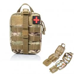 Trousse de Secours Tactique Militaire - MOLLE - CAMO - SKX INDUSTRIES