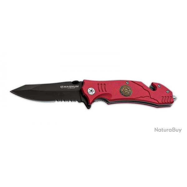 COUTEAU PLIANT FIRE FIGHTER - BOKER MAGNUM
