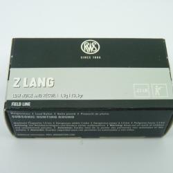 RWS Z LANG 22lr 1.9g / 29.3gr boite de 50