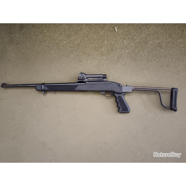 CARABINE RUGER 10/22 CROSSE PLIANTE CAL. 22 LR