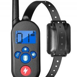 Collier de Dressage Entraînement Télécommandé pour Chien Etanche Ultrasons 800m toutes Tailles