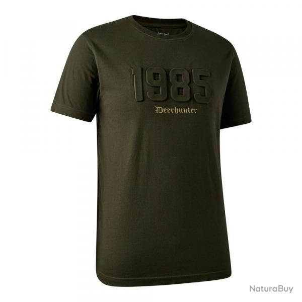 T-SHIRT DEERHUNTER "JUBIL 1985" KAKI