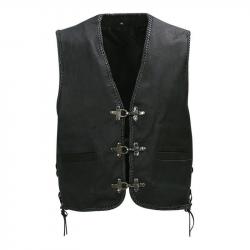 Gilet cuir biker X-treme (Taille 4XL)