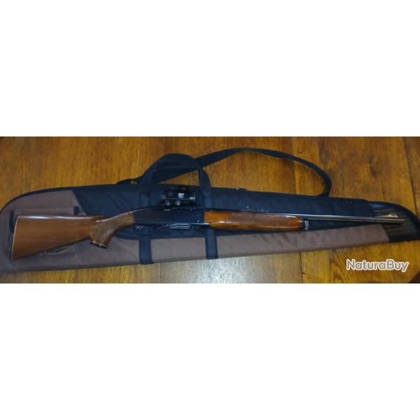 Carabine Remington Wood Master modle 742 avec point rouge et son fourreau