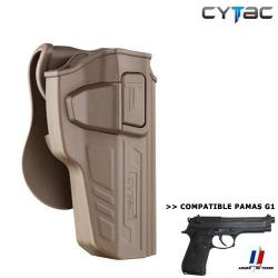 Holster rigide pour Beretta 92 / PAMAS, cl : coyote, droitier Droitier