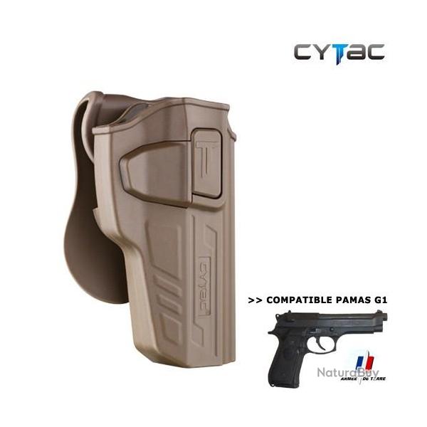 Holster rigide pour Beretta 92 / PAMAS, cl : coyote, droitier Droitier