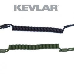 Dragonne réglementaire Kevlar® pour arme de poing Noir