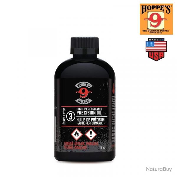 Huile Nettoyante Hoppe's Black pour Arme  feu - 120 ml