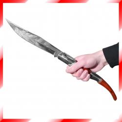 NAVAJA (Couteau pliant géant) Inox - Lame de 21,8 cm