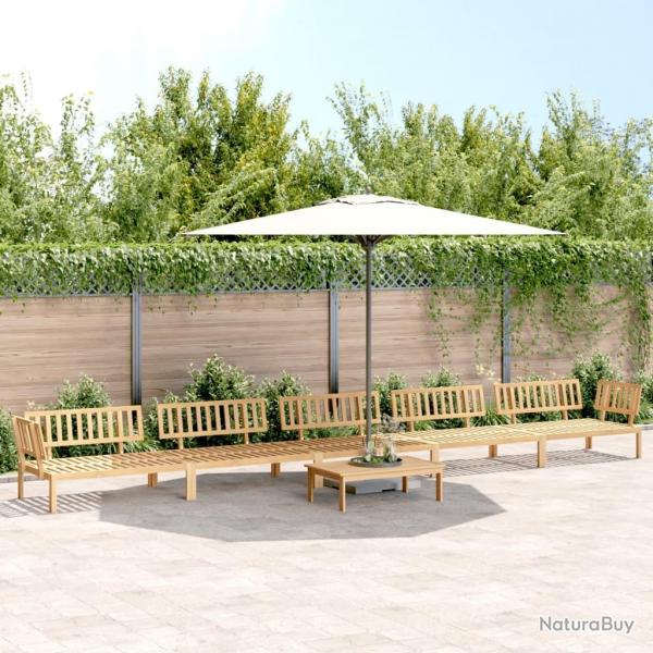 Salon palette de jardin 6 pcs bois d'acacia massif alsavelo