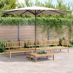 Salon palette de jardin 4 pcs bois d'acacia massif alsavelo