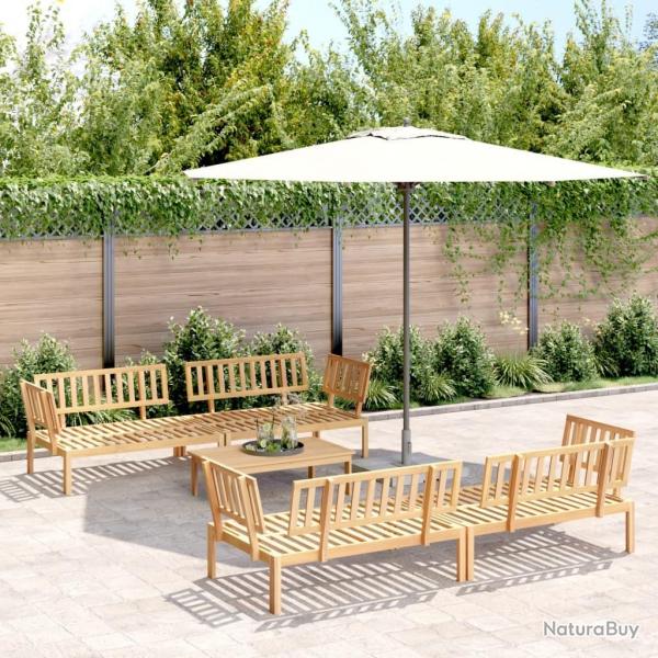 Salon palette de jardin 5 pcs bois d'acacia massif alsavelo