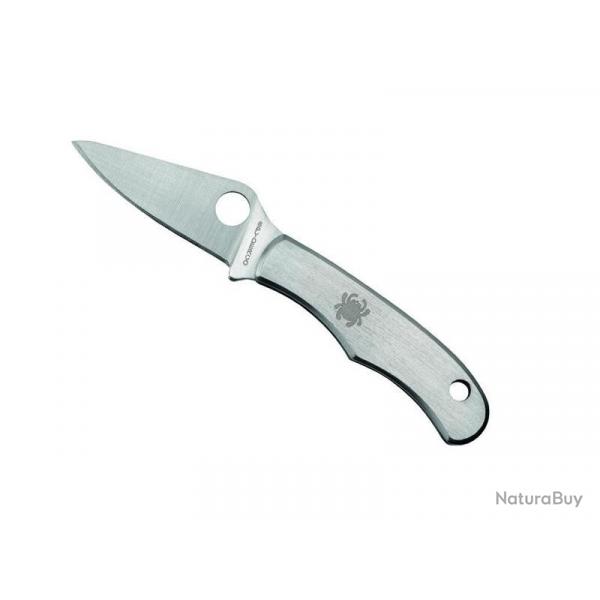 COUTEAU DROIT SPYDERCO BUG INOX 4 CM