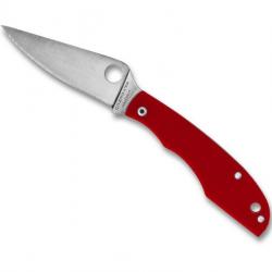 COUTEAU SPYDERCO GRASSHOPPER G10 ROUGE