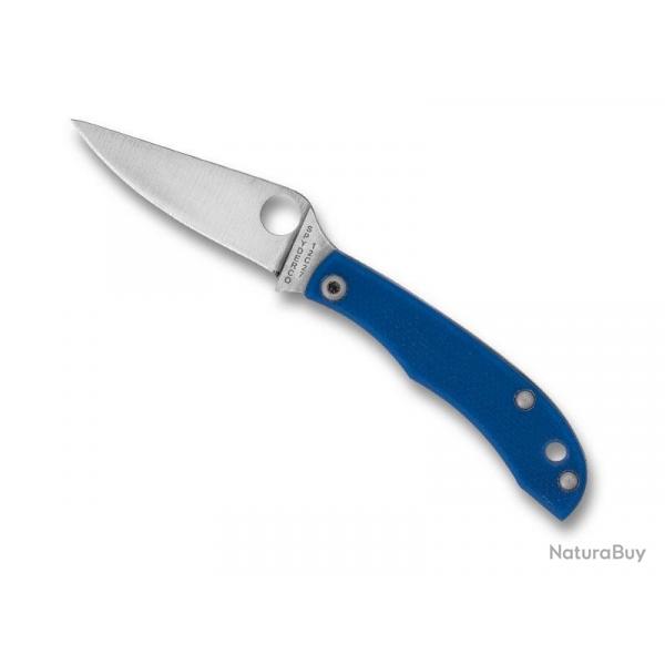 COUTEAU SPYDERCO HONEYBEE G10 BLEU