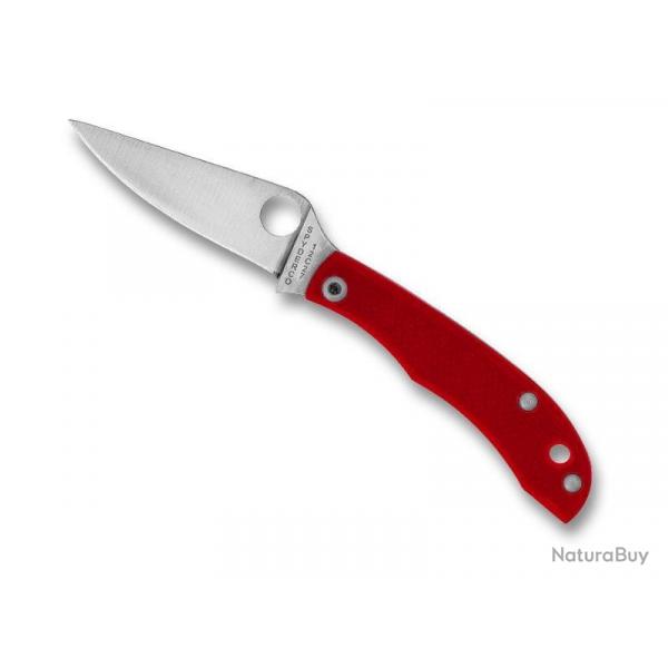 COUTEAU SPYDERCO HONEYBEE G10 ROUGE