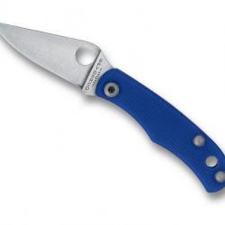 COUTEAU SPYDERCO BUG G10 BLEU