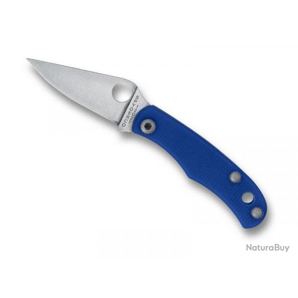 COUTEAU SPYDERCO BUG G10 BLEU